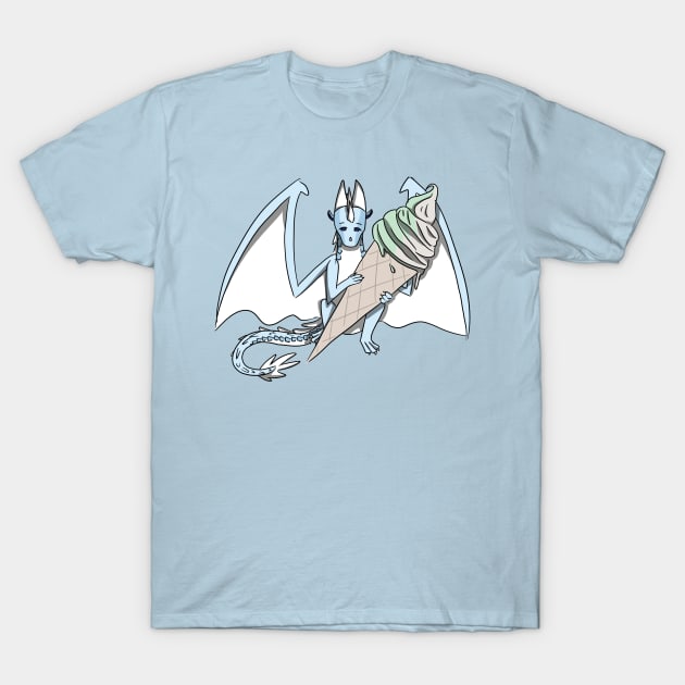 Wings of Fire - Winter with matcha & hojicha ice cream T-Shirt by JellyWinkle